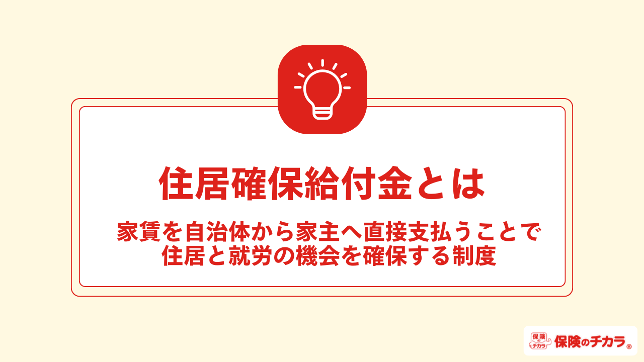 住居確保給付金とは