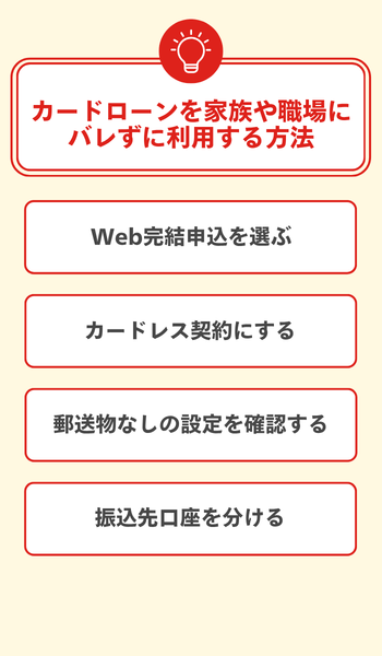 カードローンを家族や職場にバレずに利用する方法 大見出し直下画像